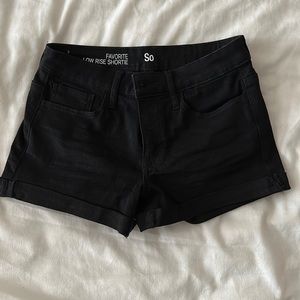 Black shorts